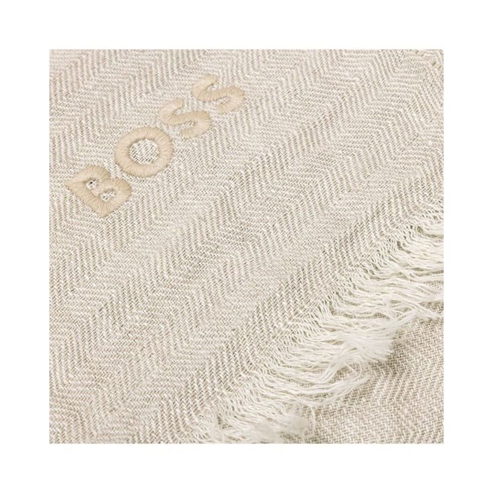 Boss Home Stripe Linen Throw - Picture 3 of 4
